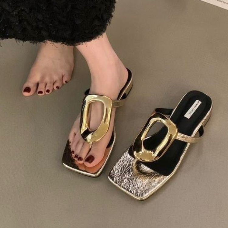 Women's SS24 Chic Flat Slippers