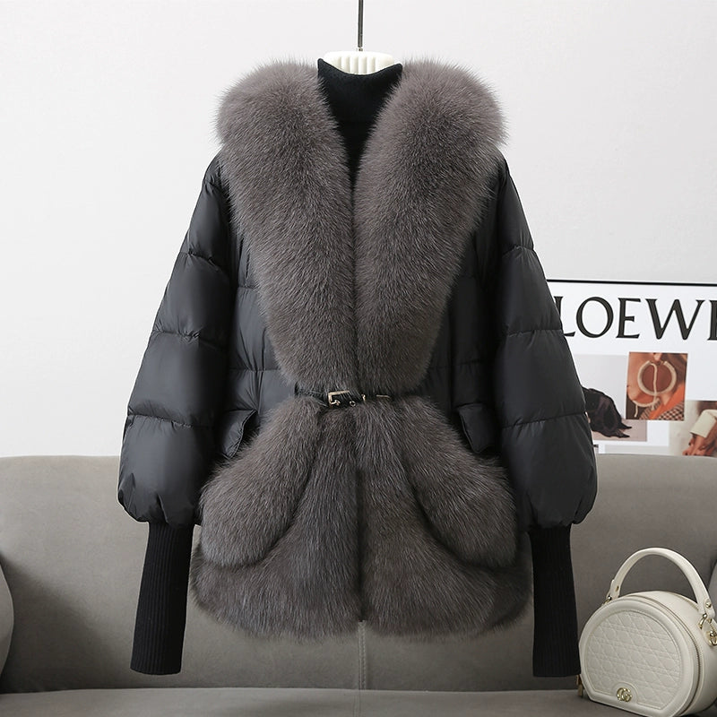 Soft Jacket With Detachable Fur