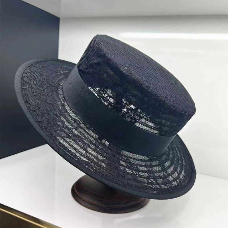 French Round Top Elegant Lace Hat