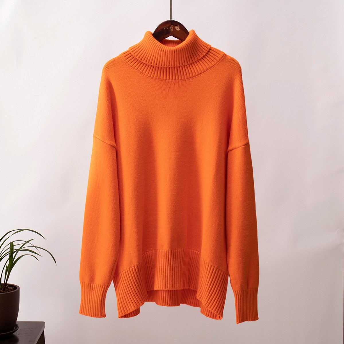 Classic Loose Turtleneck Sweater