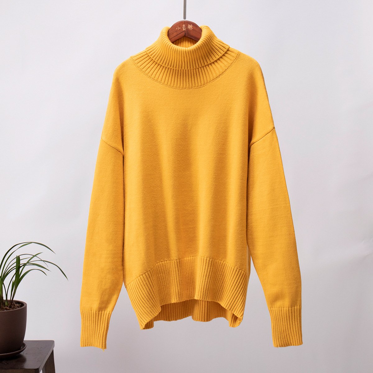 Classic Loose Turtleneck Sweater