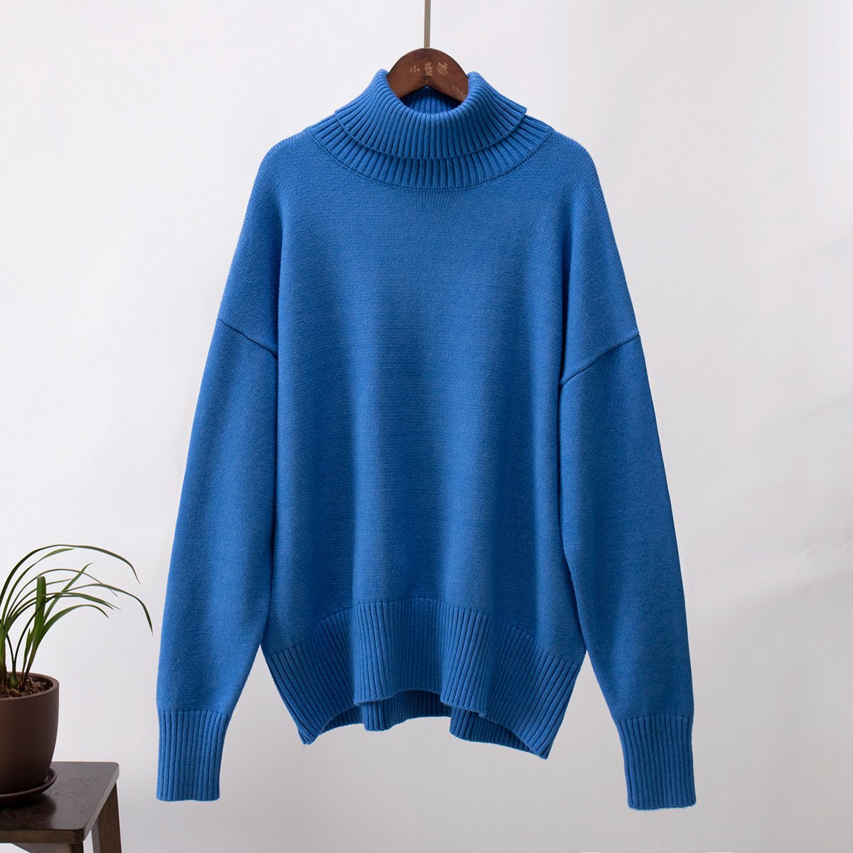 Classic Loose Turtleneck Sweater