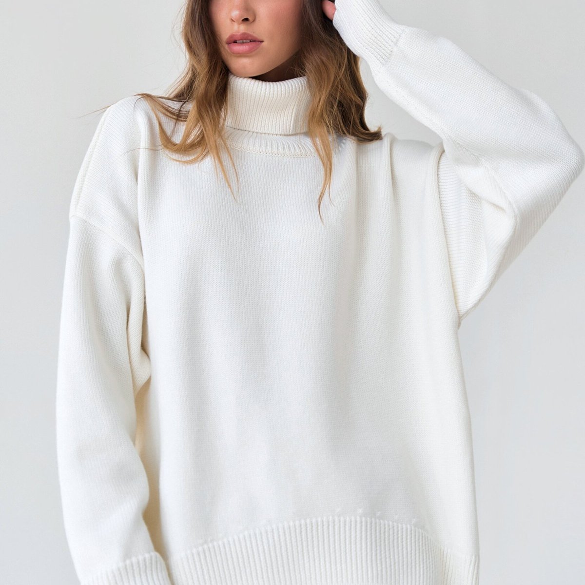 Classic Loose Turtleneck Sweater