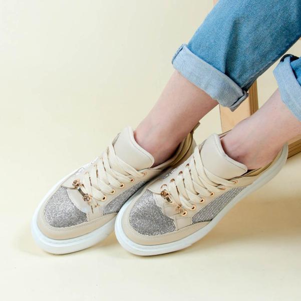 Women's Sparkly Casual Sneakers